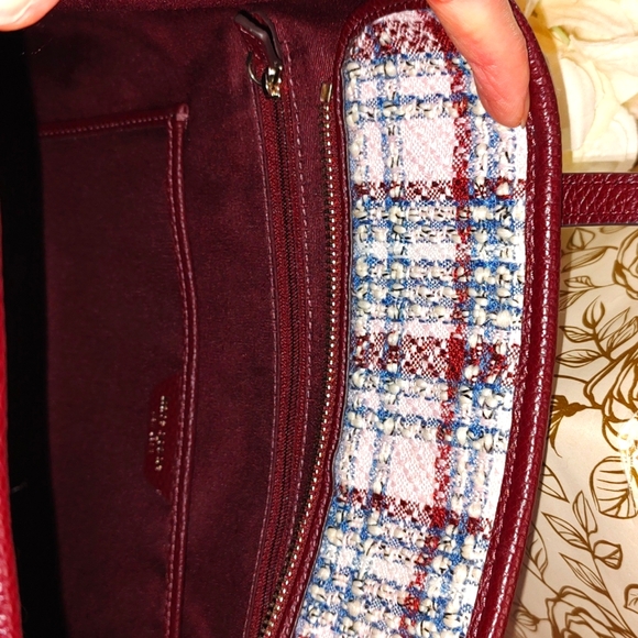NWOT Kate Spade Tweed Shoulder Bag - Picture 13 of 14